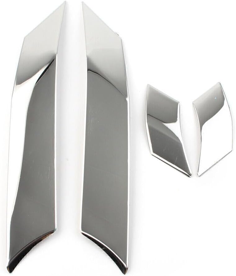 ya 4 8.14 for Toyota Rav4 2019-2021 LHD Chrome Door Window A C Pillar Post Molding Cover