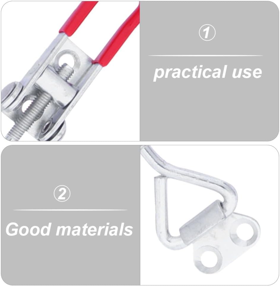 ya 26 10.21 baidi 6 Pcs Heavy Duty Hin Clip Adjustable Latch Toggle Clamp Latches