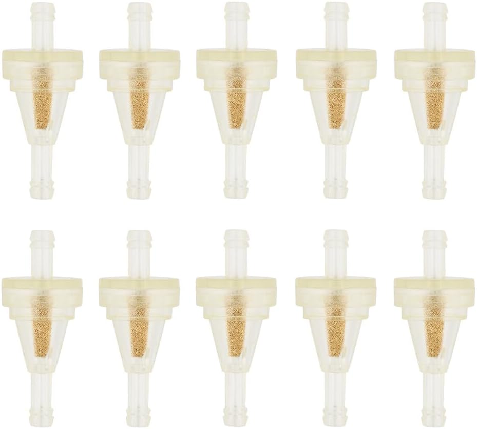 ya 11 9.14 zhengce 10pcs Universal Motorcycle for Mini Small Engine 1/4 Inline Carb Fuel Gas F
