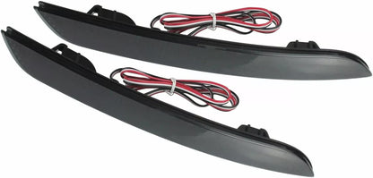 ya 13 9.15 baidi For for BMW F32 F33 4-Series 2012-16 Pre-LCI Smoke Rear Bumper Reflector Tail Lights
