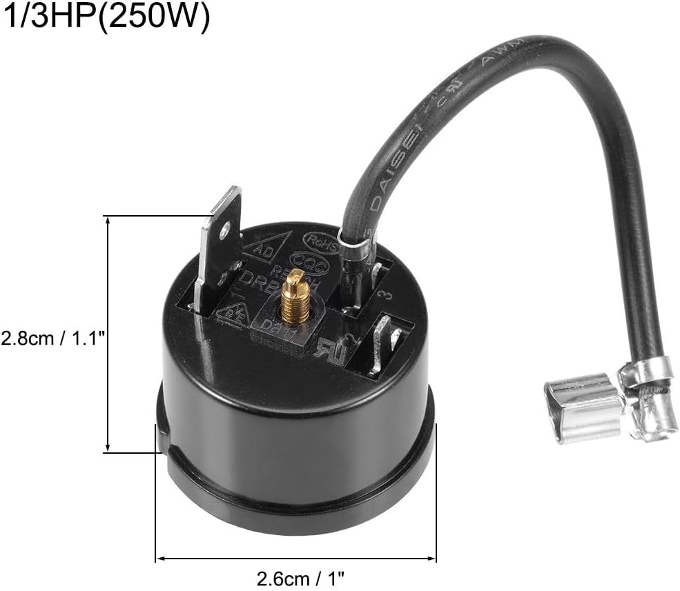 ya 26 10.21 baidi Refrigerator Thermal Overload Protector 1/3HP 250W Compressor Protective Cover