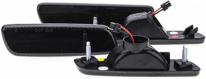 ya 7 8.24 baidi 4-Pack LED Smoked Front and Rear Side Marker Signal Lights Fenders for 01-05 for Lexus IS300