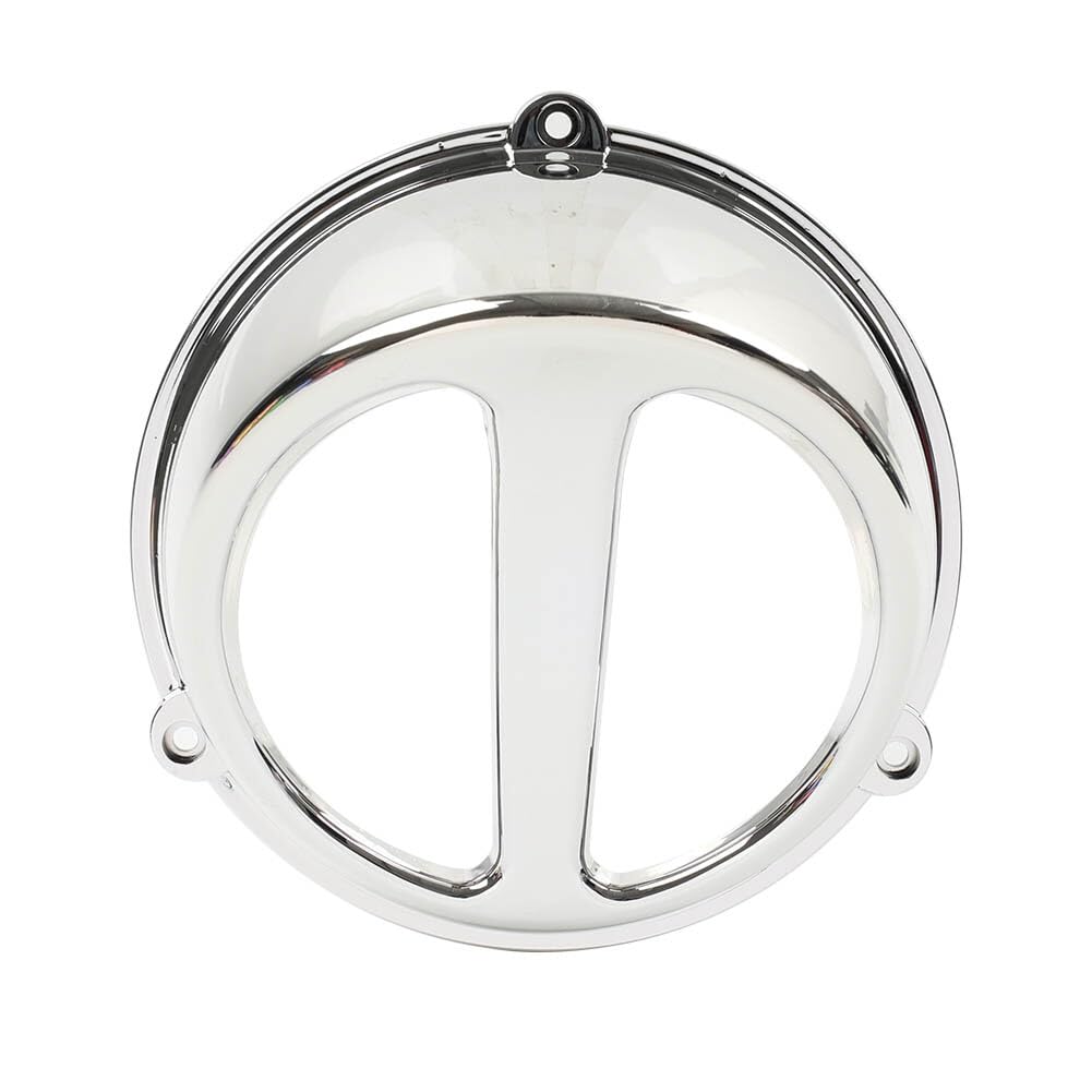 ya 9 10.24 Silver Motorcycle Modified Fan Cover Pig Nose Wind Leaf Cover for GY6 ForJo