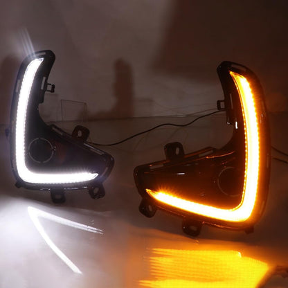 ya 13 9.15 baidi 2-Color Daytime Running/Fog Lights For for Toyota Yaris Hatchback GR Sport 2020-2024