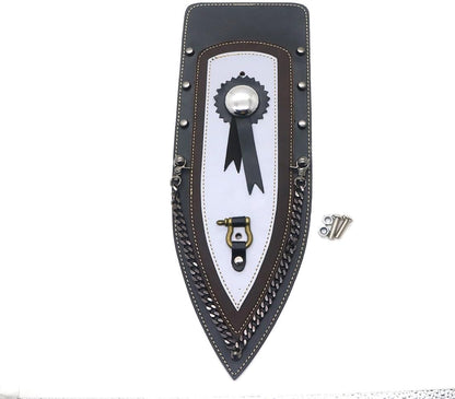 ya 4 8.8.2 New PU Leather Rear Plain Fender Bib Cover for Harley Sportster XL883 Solo for Seat