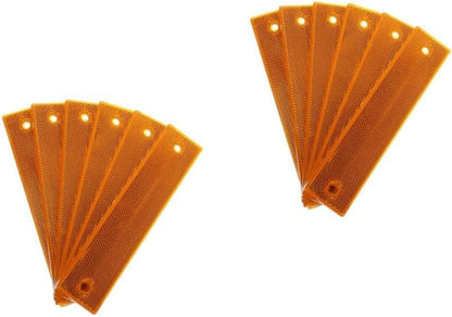 ya 10 9.16 baidi 2 Count Reflective Cursor Highway Reflectors Parking Lot Driveway Markers