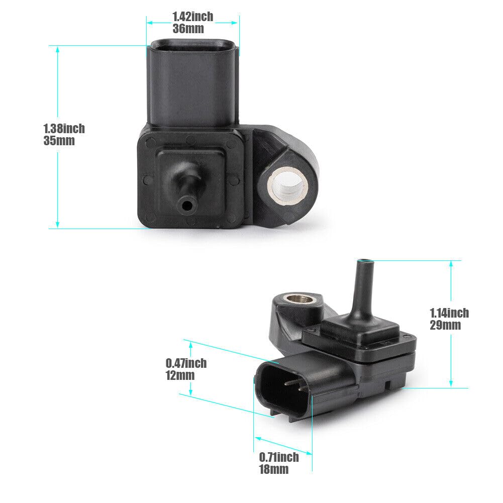 ya 4 8.14 AIR Intake Boost Pressure MAP Sensor for Mitsubishi L200 2.5 DI-D Pajero 3.2 TD
