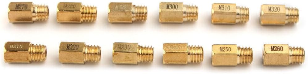 ya 2 8.15 FOR VM TM TMX Carburetor Main Jets Set # 210-260 270 280 290 300 310 320