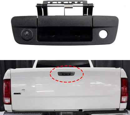 ya 9 10.24 Plastic Rear Door Handle with Camera Black Fits for Ram 1500 2500 3500