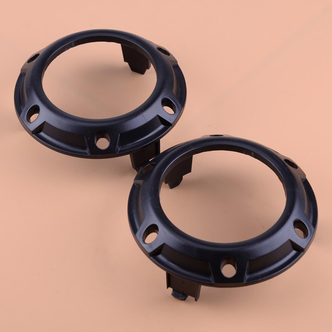 ya 4 8.14 2 Pack Front Fog Light Protector F for Ram e Fits for Mitsubishi Outlander 07-09 6400A739