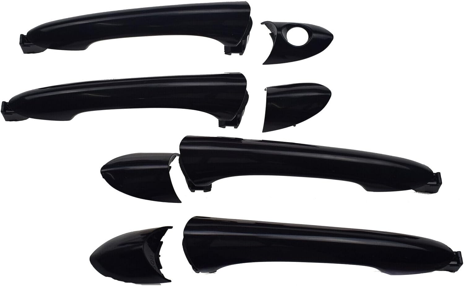 ya 2 8.15 Exterior Door Handle 4 Piece Set for 2011-2014 for Hyundai Sonata 