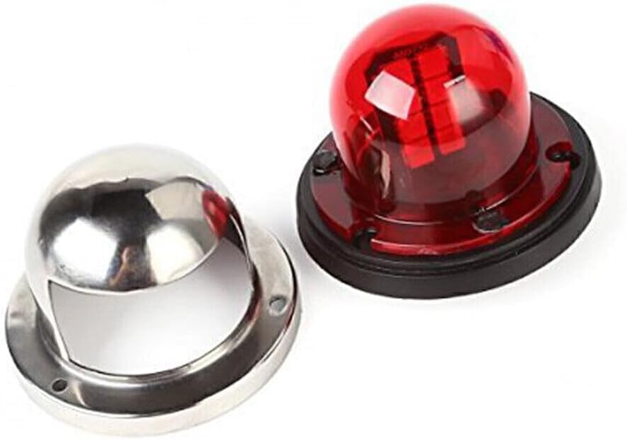 ya 4 8.14 2x 12V Stainless Steel LED Lights Marine Car Boat Yacht Pontoon Bow Navigation