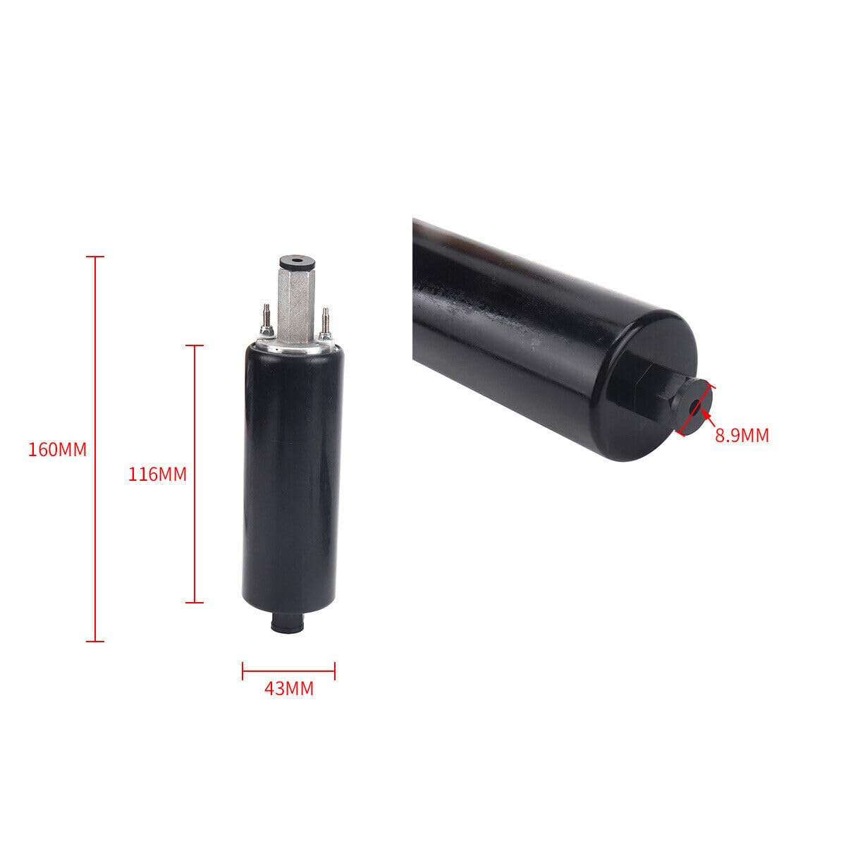 ya 4 8.8 Automobile GM 255 LPH Electronic Fuel Pump GSL392 Perfor for Man ce Fuel Pump Component