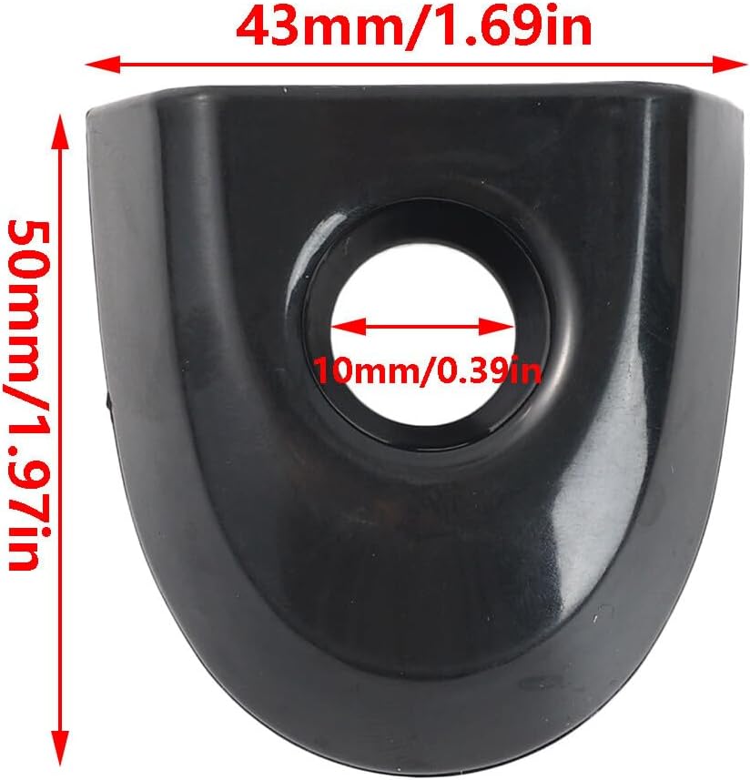 ya 10 9.16 baidi Front Door Lock Cover w/Key Hole Black for Nissan Juke & Micra K13# 806441KK0D