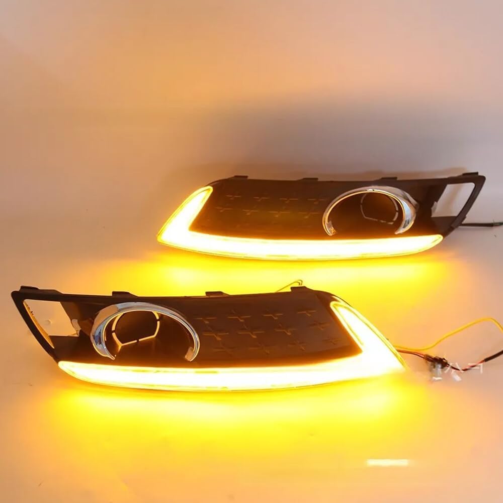 ya 4 8.10 LED Front Bumper Fog Lights for Hyundai Venue 2020-2023 Daytime Running Light