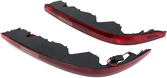 ya 4 8.10 US Version Pair Rear Bumper Lower Tail Lamp Light W/5 Bulbs for Audi Q7 2016-21
