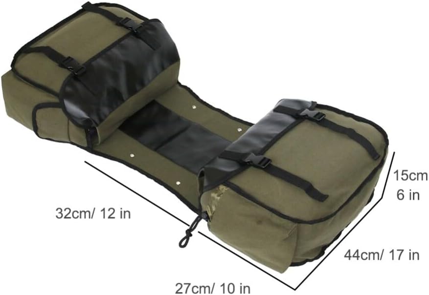 ya 6 8.24 baidi Motorcycle Panniers Saddle Bag Tool Luggage Storage Side Pouch Canvas Leather
