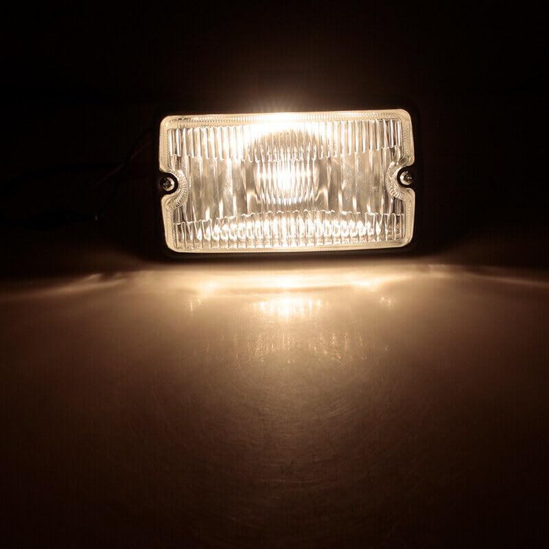 ya 2 8.15 Par de luces antiniebla delanteras de lente clara para for Peugeot 205 GTI CTI 106