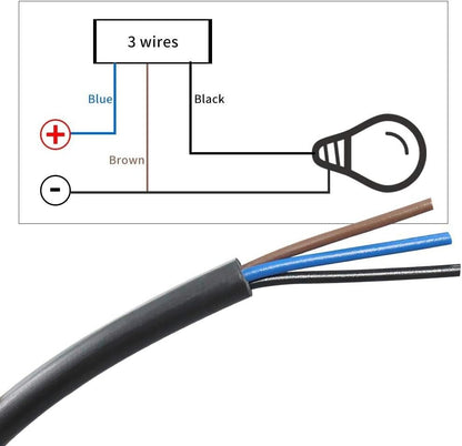 ya 4 8.24 baidi Waterproof ON OFF Switch 22mm Universal Motorcycle Handlebar Headlight Switch