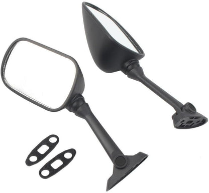 ya 2 8.15 Pair Motorcycle Rear View Side Mirrors for Suzuki SV650 SV1000S GSXR1000 2003-06