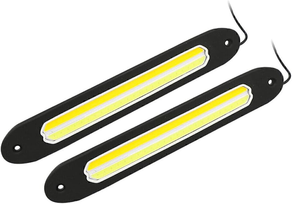 ya 13 9.15 baidi 2pcs Car LED Daytime Running Lights Car Bars DRL Driving Turn Signal White/