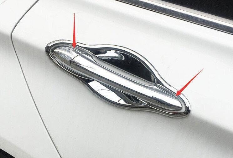 ya 2 8.15 Fits for Hyundai Sonata 2011-2014 Style Chrome Car Door Handle Cover Trim 