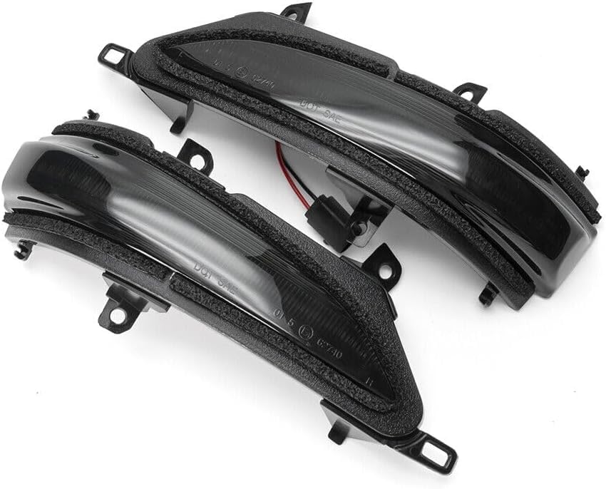 ya 14 9.20 zhengce 2pcs for Lexus GX460 LX570 LX450D Smoked Dynamic LED Side Mirror Turn Sign-1