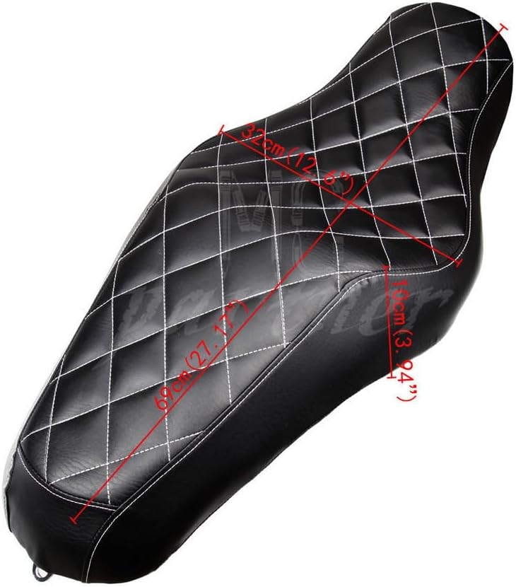 ya 5 8.24 baidi One Piece Driver+Rear Passenger for Seat Two up For Sportster XL883N XL1200