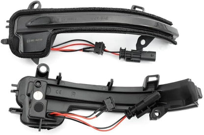 ya 7 8.24 baidi For 2020-2023 for Toyota GR Supra Dynamic LED Side Mirror Turn Signal Lights Smoked 
