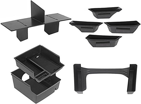 ya 5 8.10 Set of 8 Center Console Organizer Tray Compatible with 2021-2024 for Ford Bronco
