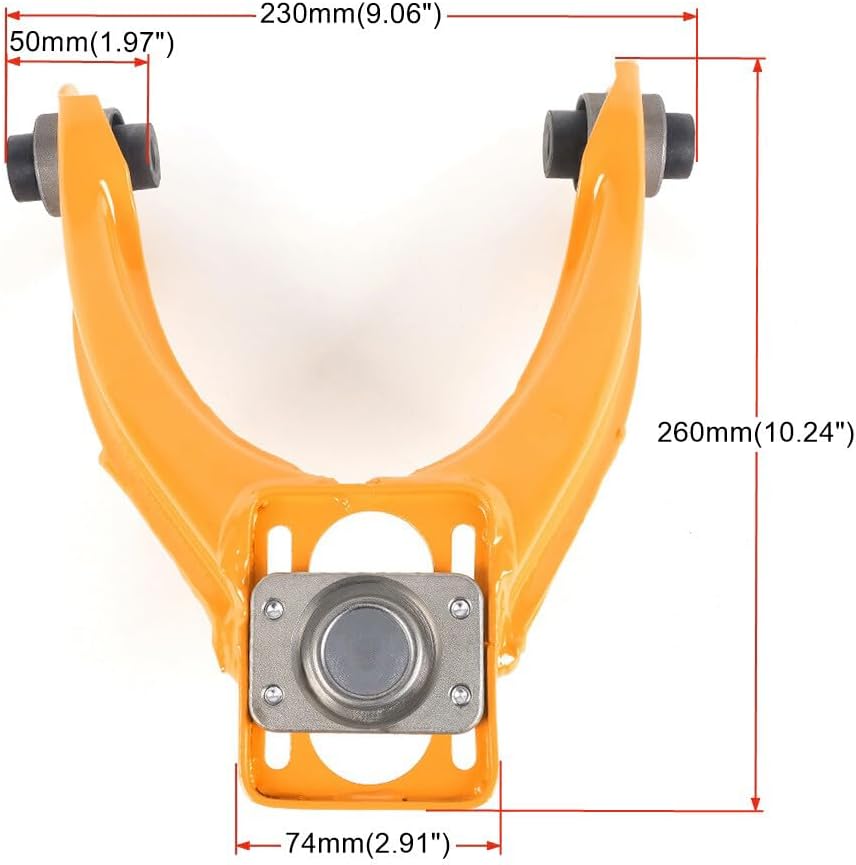 ya 13 9.15 baidi Gold Front Upper Rear Camber Arm + Control Rod Kit For EK for Honda for Civic 1996-2000