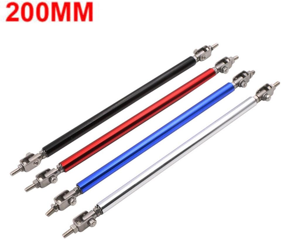 ya 2 8.15 Adjustable 200MM Front Bumper Lip Splitter Rod Strut Tie Bar Support Kit 1 Pair