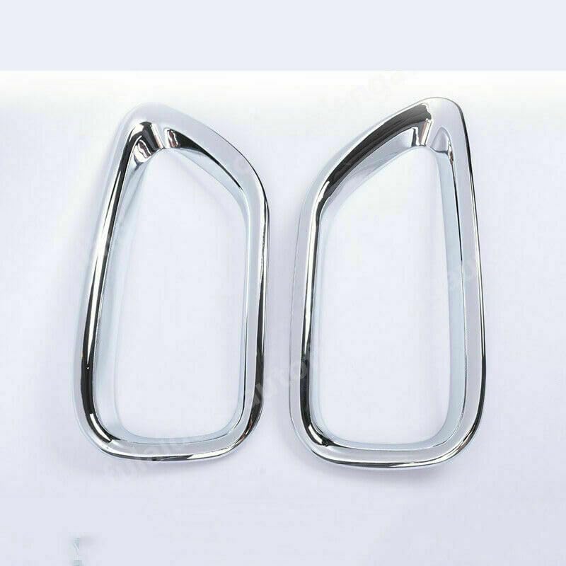ya 6 8.14 2P Chrome Rear Fog Lamp F for Ram e Trim for Nissan Armada Patrol Y62 2017-2019
