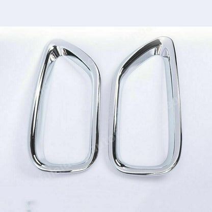 ya 6 8.14 2P Chrome Rear Fog Lamp F for Ram e Trim for Nissan Armada Patrol Y62 2017-2019