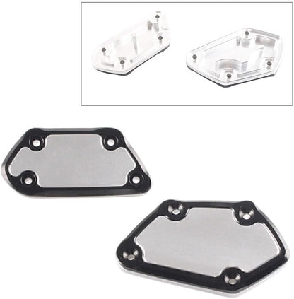 ya 6 8.14 Front Brake Clutch Fulid Reservoir Caps Fit for BMW R1200GS Adventure 2013-17 Silver
