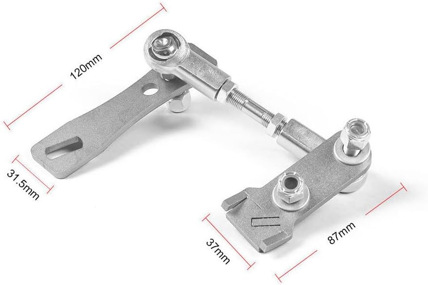ya 10 9.16 baidi Transfer Case Linkage Kit Stainless Steel for Jeep Cherokee XJ Comanche MJ 86-01