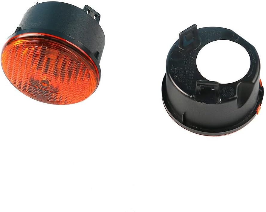 ya 9 10.24 Fits For 07-13 for Jeep for Wrangler Front Left & Right Turn Signal Park Light NO Bulb