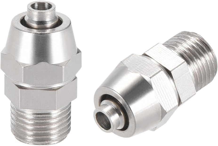 ya 14 9.20 baidi Re ble Fitting, 1/8 G Male x 13/64 Hose ID Quick Coupler Air Hose Plug 2pcs-1