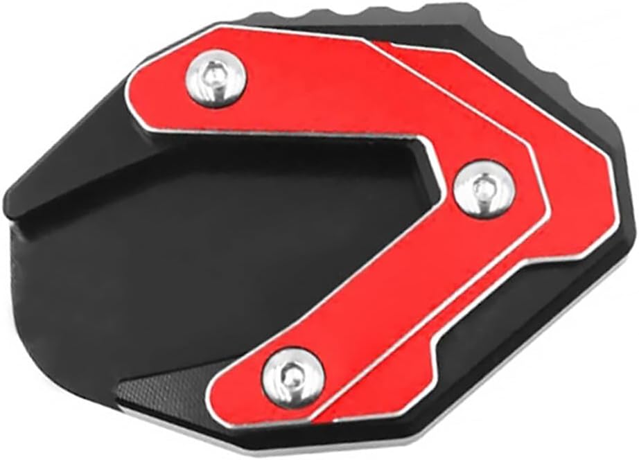 ya 2 8.15 Side Stand Enlarge Kickstand Pad Red for Suzuki GIXXER 250 SF GIXXER 150 125
