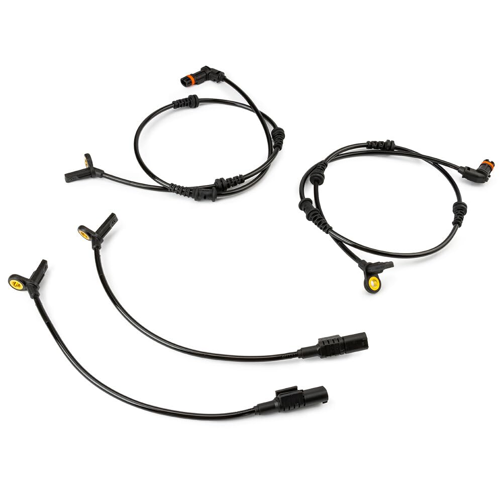 ya 9 10.24 4-Pack Front and Rear ABS Wheel Speed sensors for Mercedes-Benz ML320 ML350 ML450 ML500-