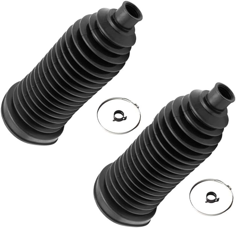 ya 4 8.10 Front Steering Rack Pinion Boot Bellow Left & Right for 2014-2018 Cherokee Black