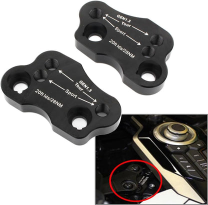 ya 11 9.14 baidiAdjustable Handlebar Risers Adapter for Honda Goldwing 1800 GL1800 2018-20
