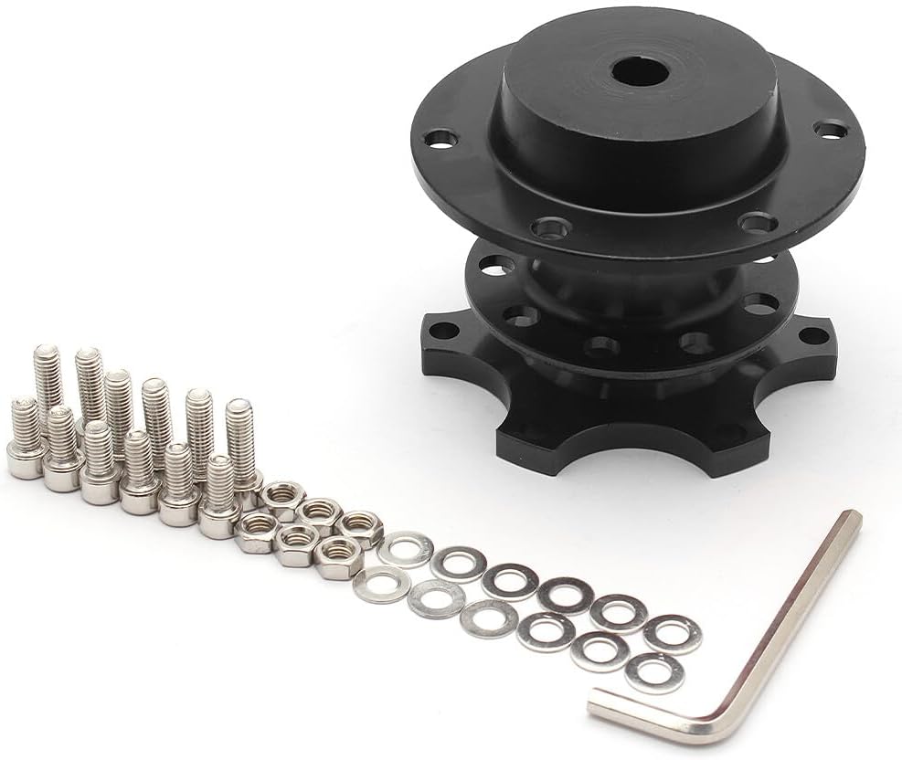 ya 10 9.16 zhengce Sports Steering Wheel Quick Release Snap Off Boss Kit Hub Adapter Blk Unive