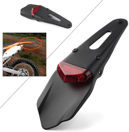ya 4 8.8.2 For Motorcycle Dirt Bike Universal Rear Fender Brake LED Tail Light Turn Singal