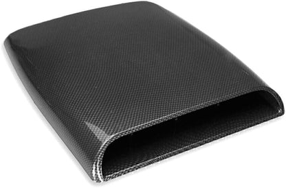 ya 4 8.14 Universal Carbon Car SUV Decorative Air Flow Intake Scoop Bonnet Vent Cover Hood