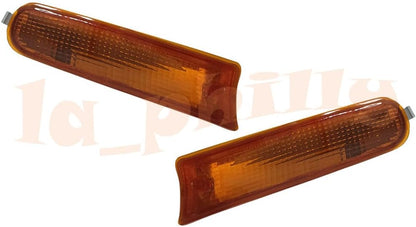 ya 9 10.24 2x Front LH+RH Bumper Fog Light Lamps Housing Fit for Toyota RAV4 95-97 Yellow