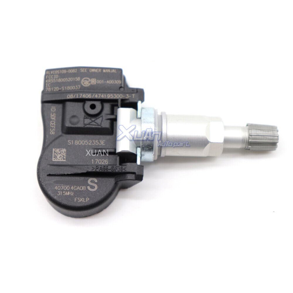 ya 2 8.15 TIRE Pressure Sensor TPMS for Infiniti Q50 14-15 315MHz 40700-4GA0B 40700-4GA0A