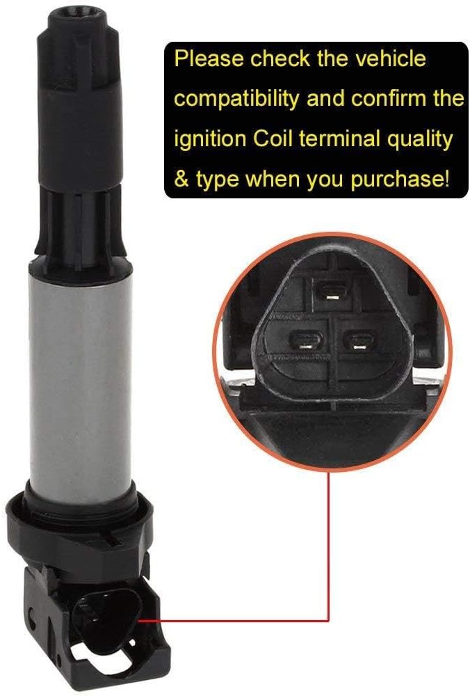 ya 4 8.24 baidi 6x Ignition Coil for BMW E46 E53 E60 E70 E71 E90 323i 325i 535i X3 12131712219