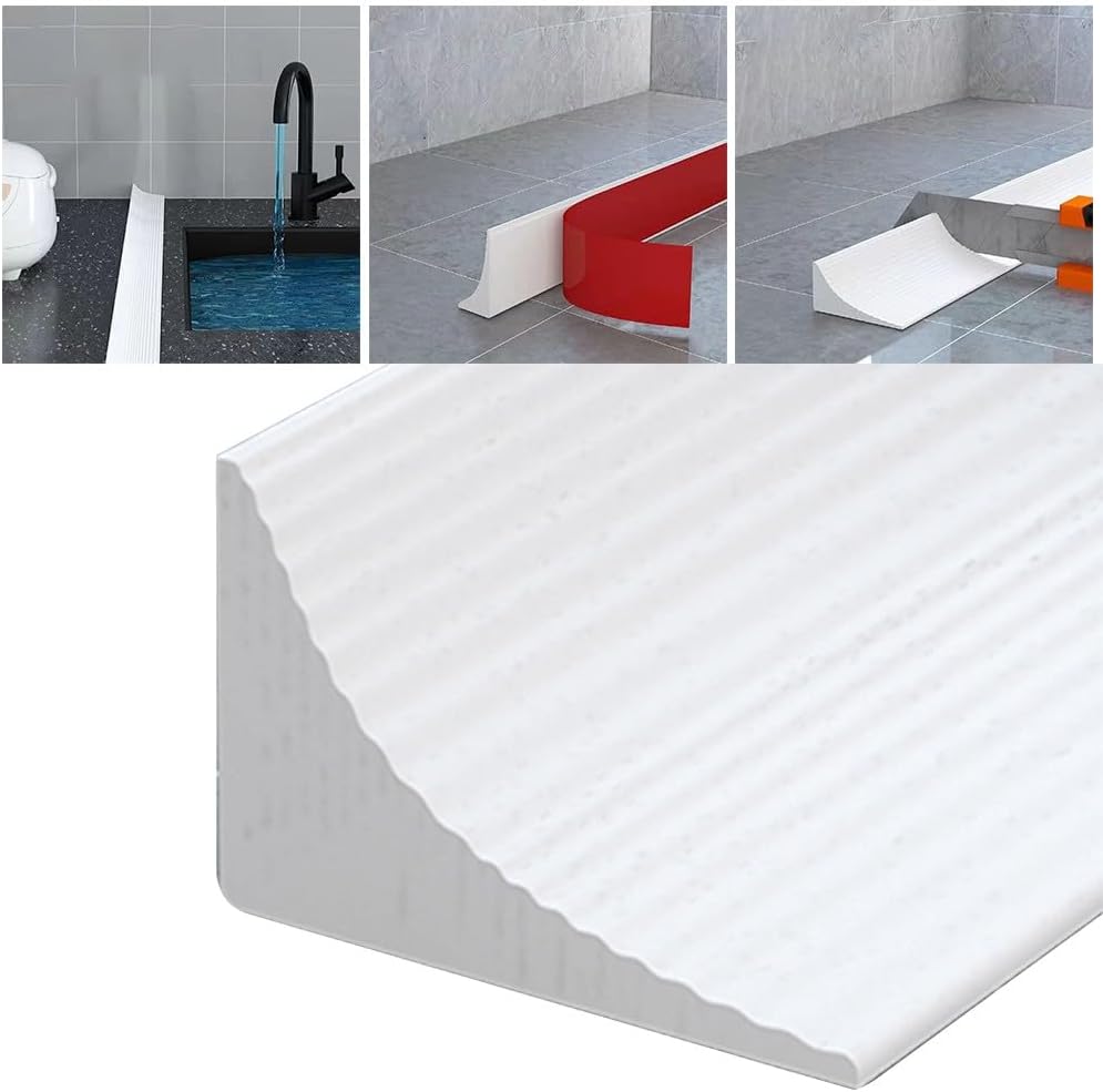 ya 14 9.20 baidi Bendable Strips Bathroom Water Barrier Flood Strip Silicone Waterproof-1