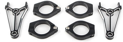ya 6 8.14 39mm Motorcycle Headlight Mount Bracket Fork Head Lamp Holder for Harley Dyna